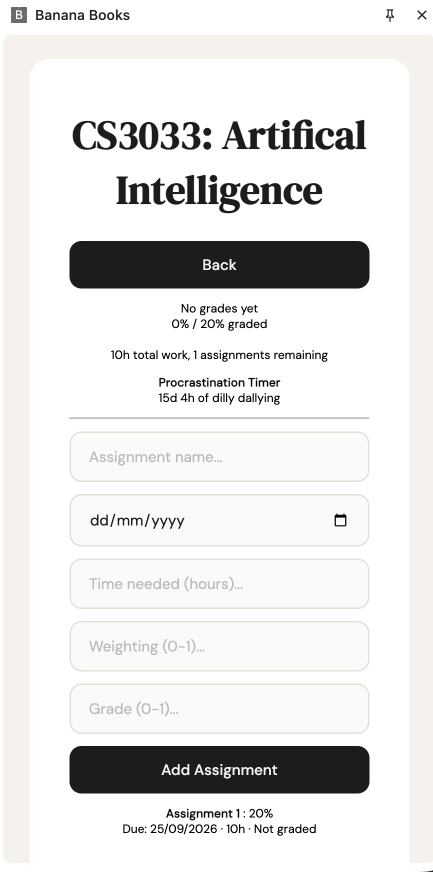 BananaBooks browser extension